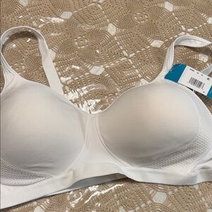 Hanes Classic White Bra
